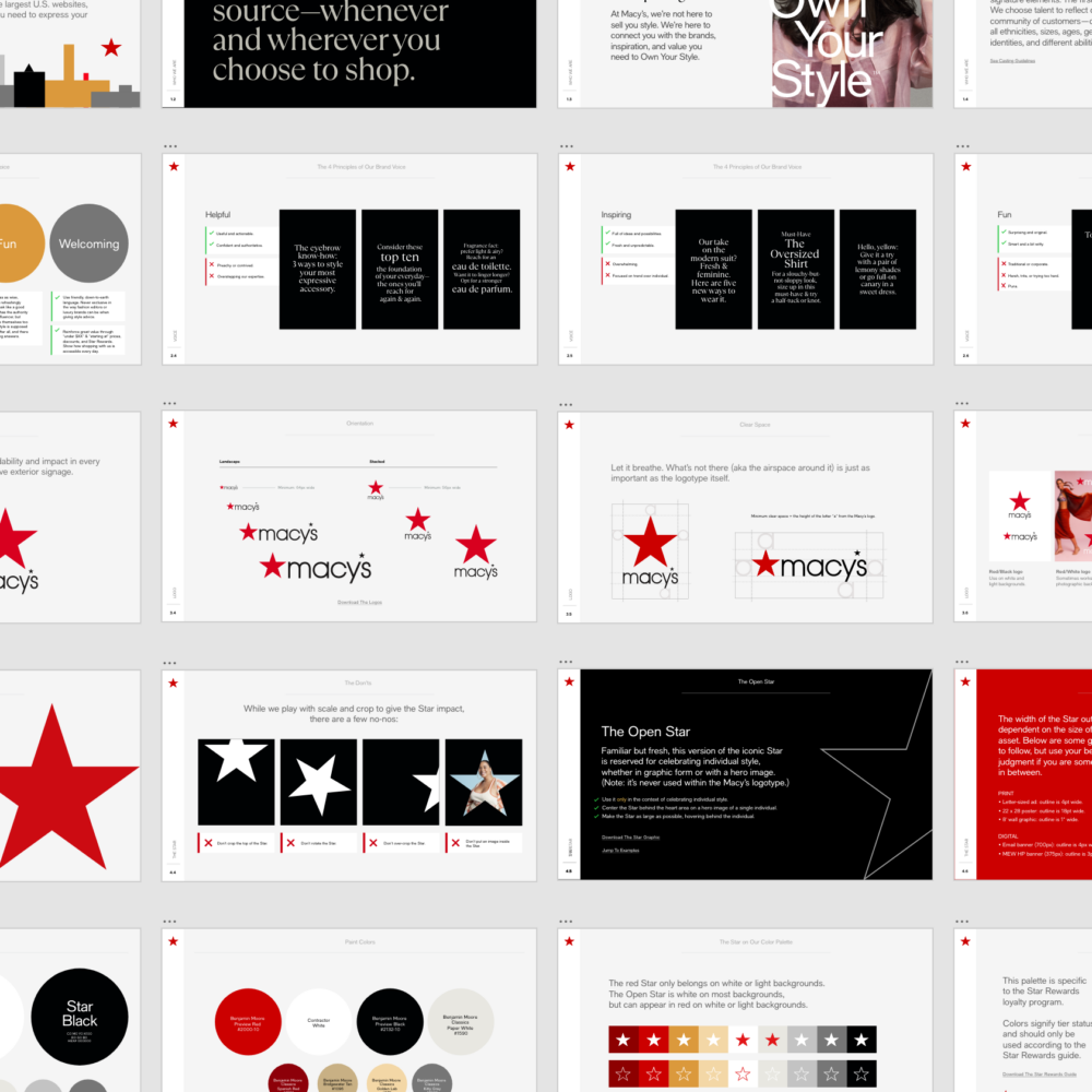 Macy’s Visual Identity System